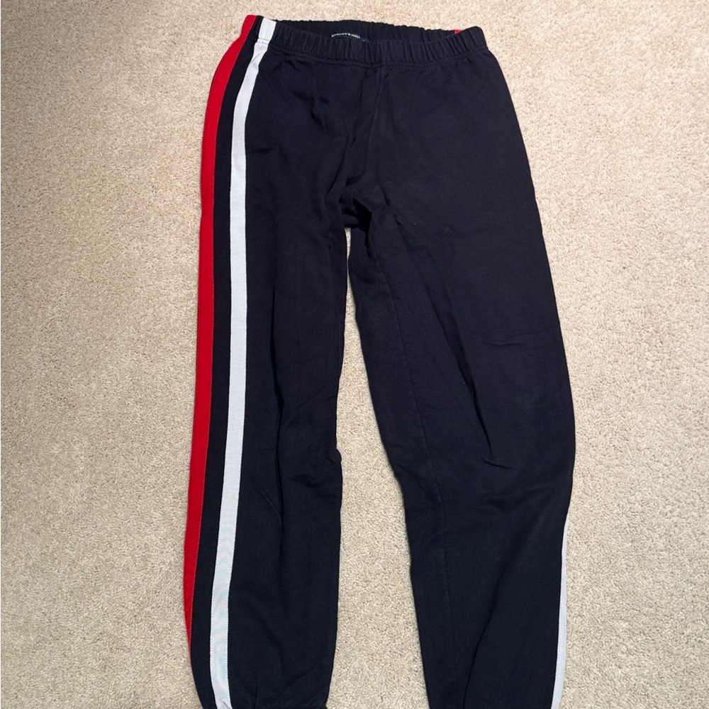 Brandy Pants with Red and White Stripes